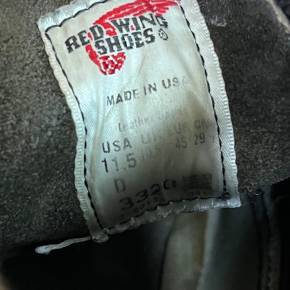 Red Wing Shoes Chukka heritage Boots Black Leather Men 11.5 D 3320 USA Made - Picture 2 of 10